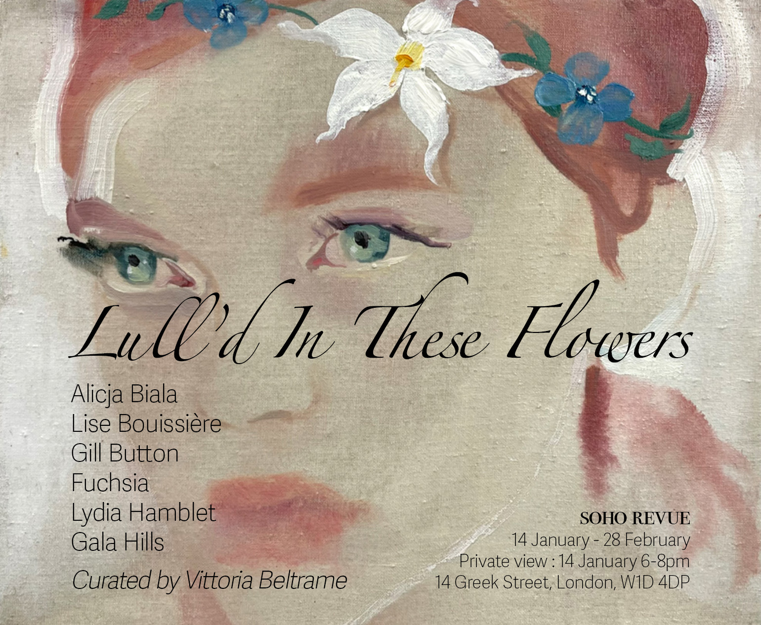 Lull’d In These Flowers