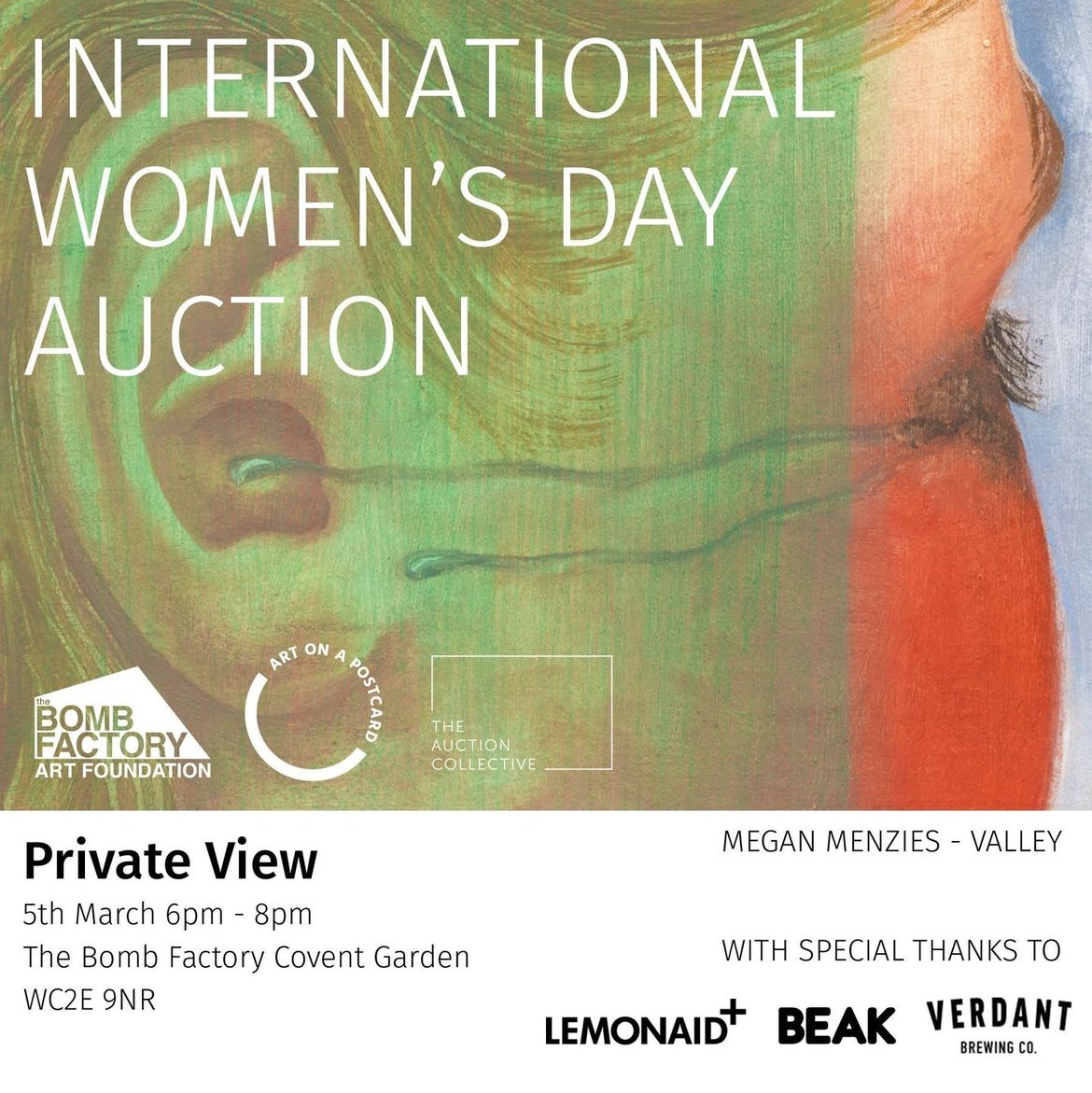 IWD Auction 2024 - Art on a Postcard